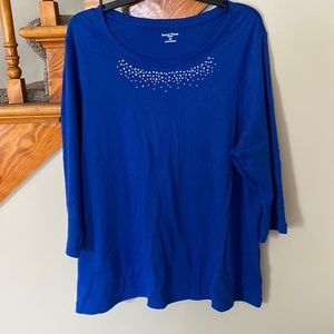 Studio works 3/4 length sleeve top